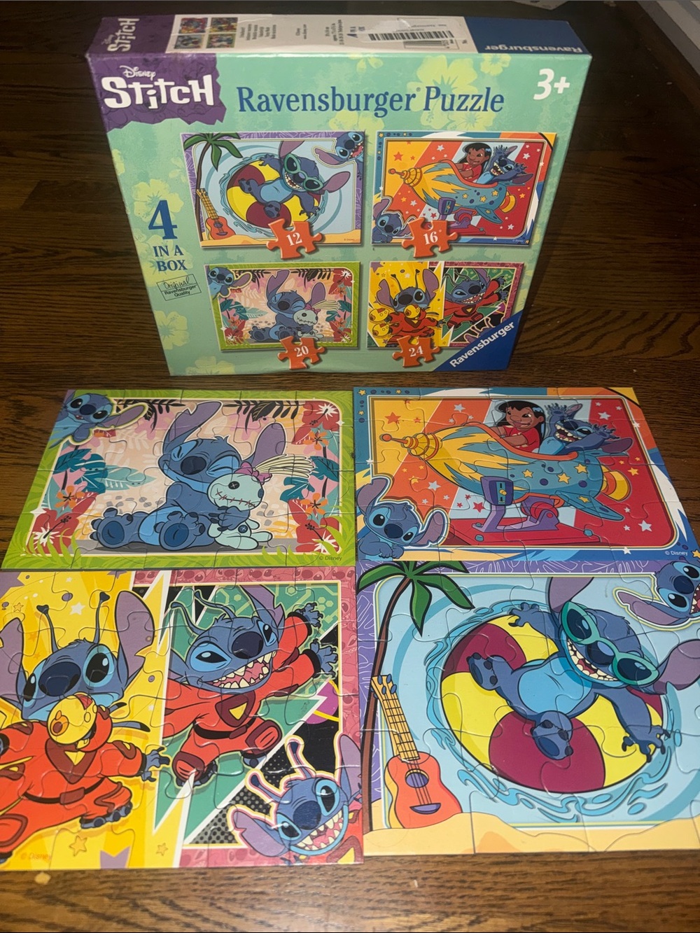 Ravensburger Disney Lilo and Stitch 4-in-1 Kids Puzzle Set